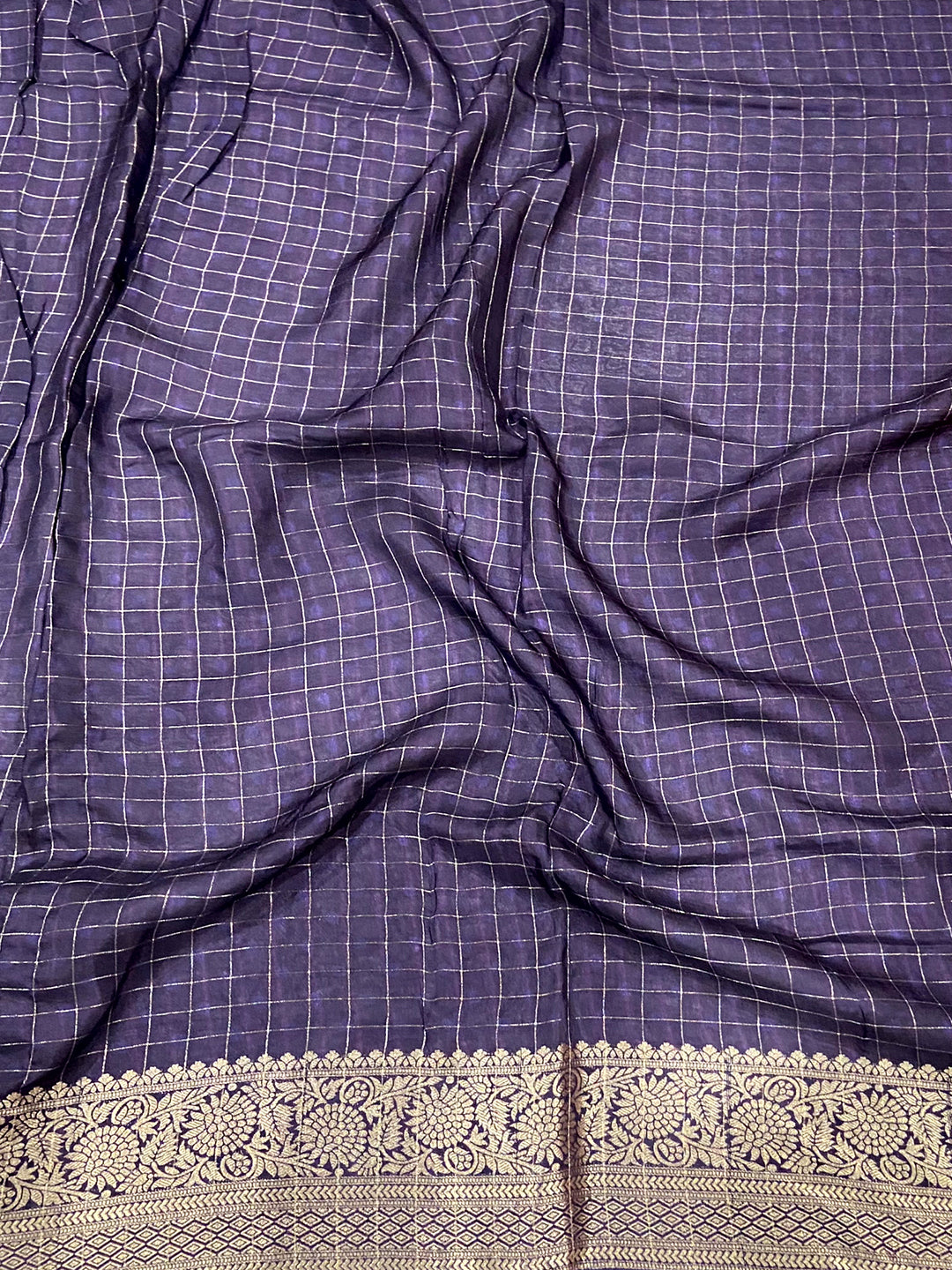 Patchwork Grace Viscose Dola Silk Saree