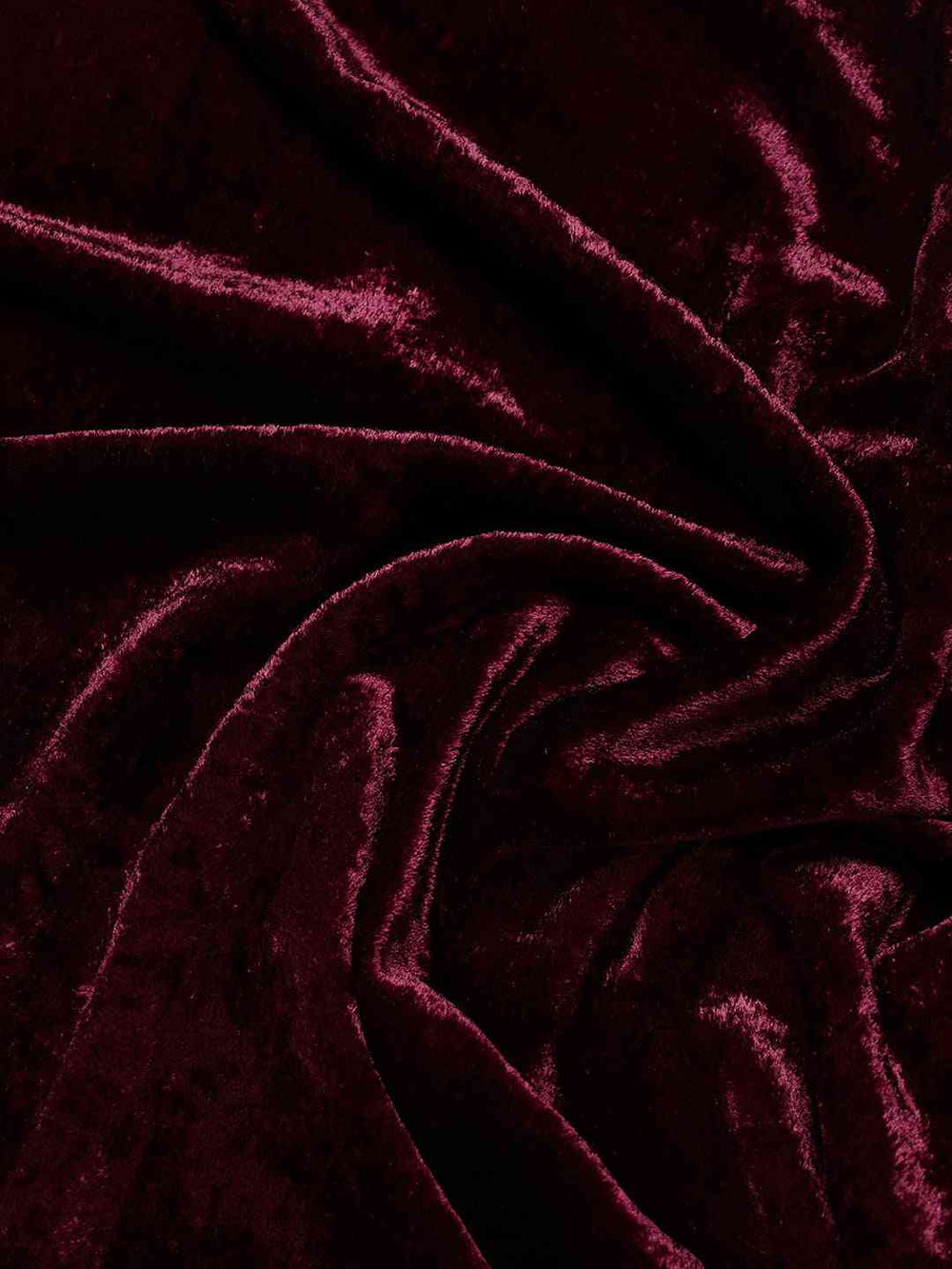 Burgundy Colour Embroidered Velvet Saree with Sequenced Work