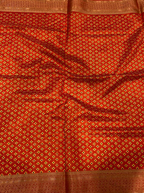 Designer Soft Silk Zari Chex Saree

