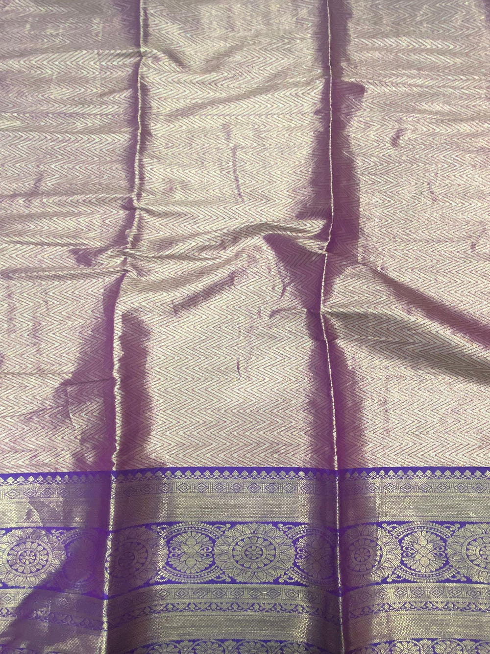 Wine One Gram Gold Tissue Silk Saree