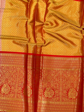 Cream Kanchi Kalamkari Elegance Saree