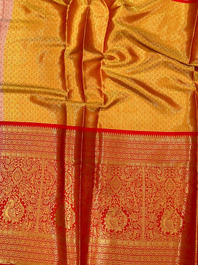 Cream Kanchi Kalamkari Elegance Saree
