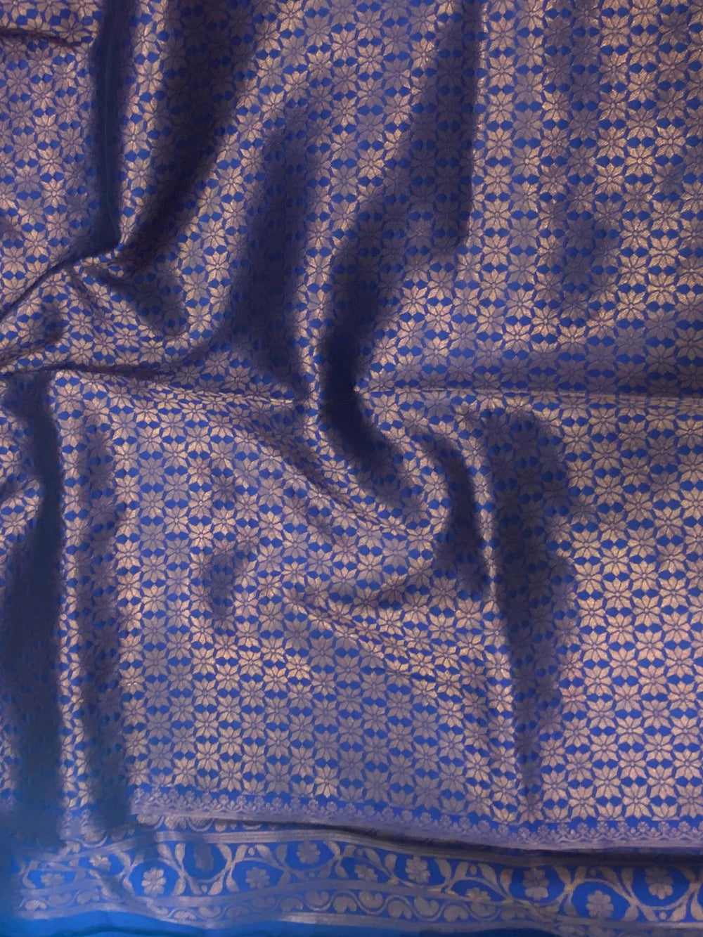 Rani Tussar Silk Zari Weaving Ikkat Saree