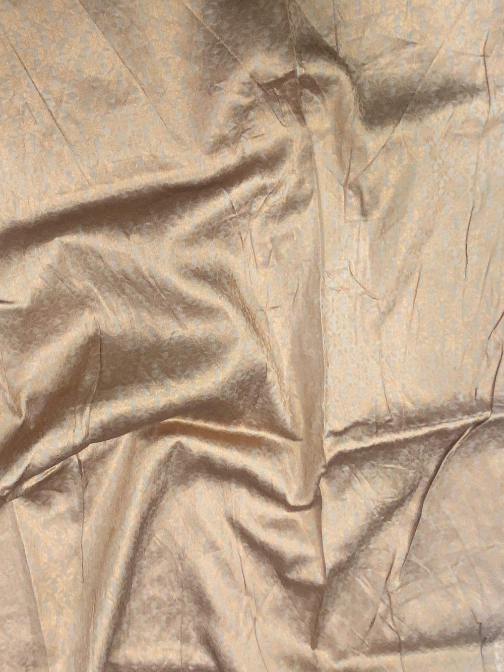 Cherry Tussar Silk Zari Weaving Ikkat Saree

