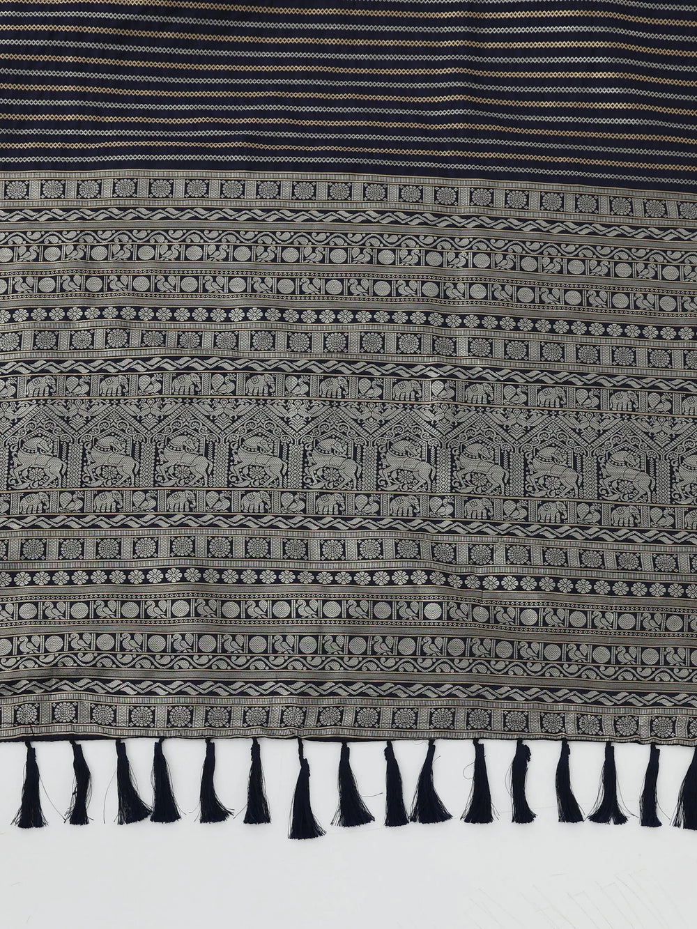 Banarasi Soft Silk Kanchi Zari Weaving Saree
