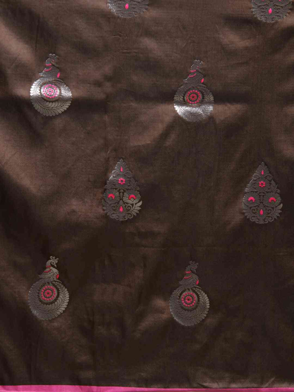 Kanjivaram Coffee Brown Silk Blend Saree