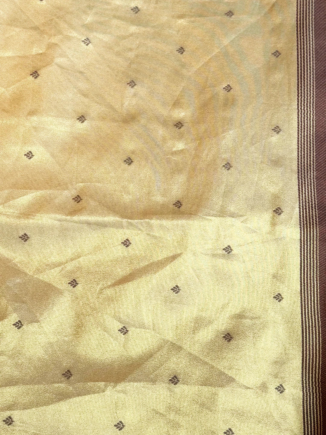 Regal Cream Soft Silk Paithani Pallu Saree