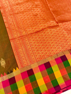 Celebrity Paalum Pazhamum Rich Pallu Silk Saree