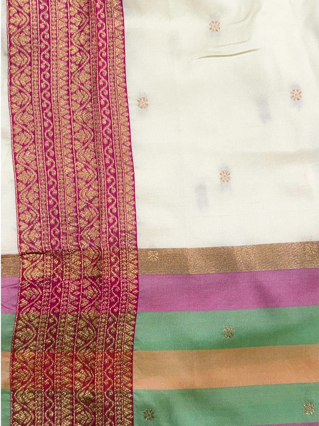 Vibrant Paalum Pazhamum Rich Pallu Silk Saree