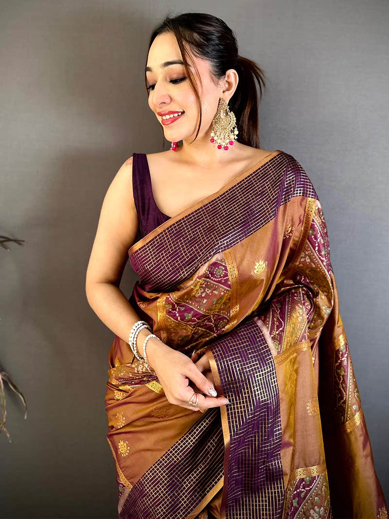 Soft Silk Pochampally Weaving Saree Collection