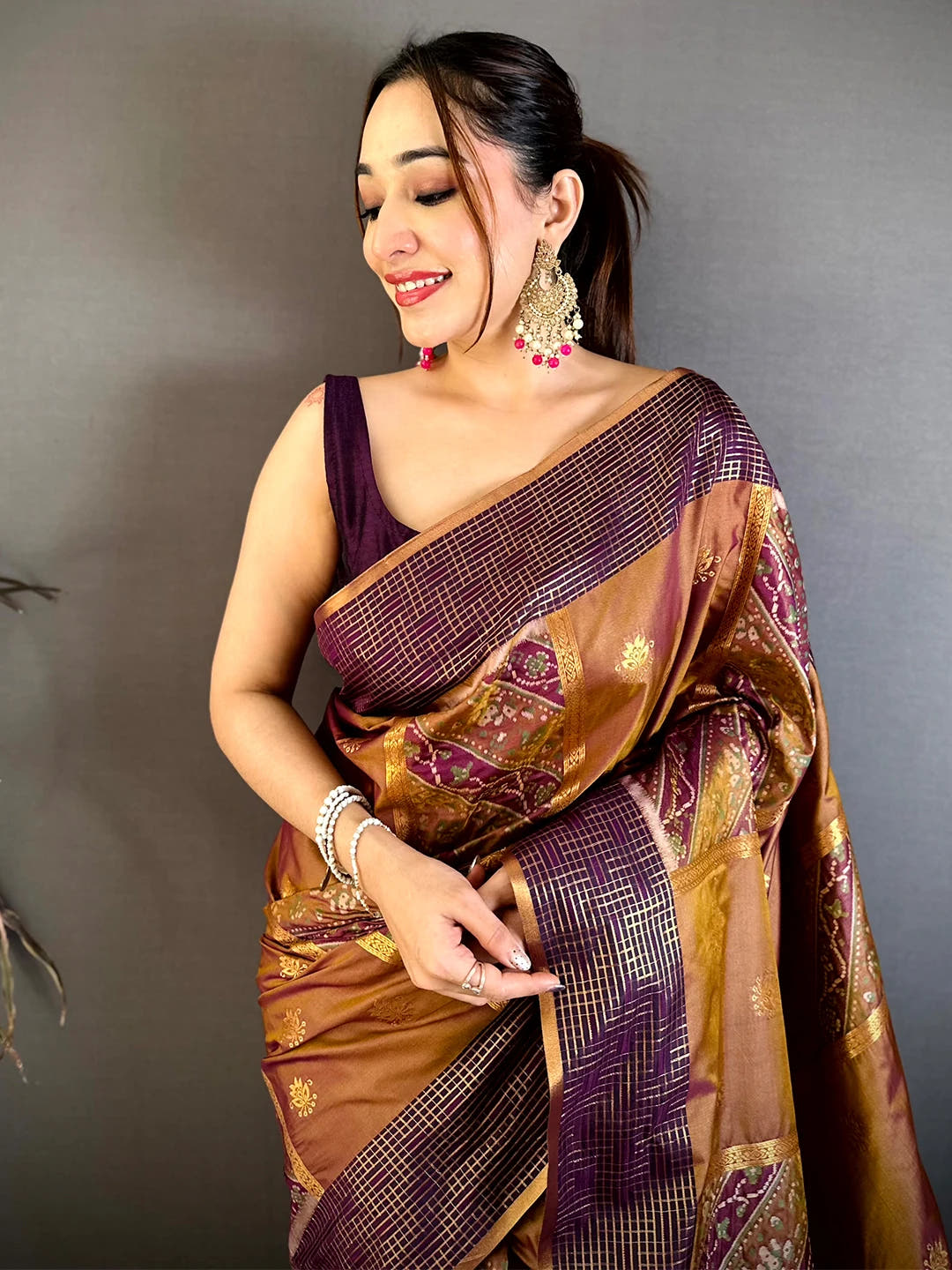 Soft Silk Pochampally Weaving Saree Collection