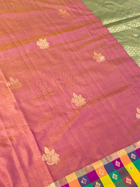 Maroon Soft Silk Paalum Pazhamum Border Saree