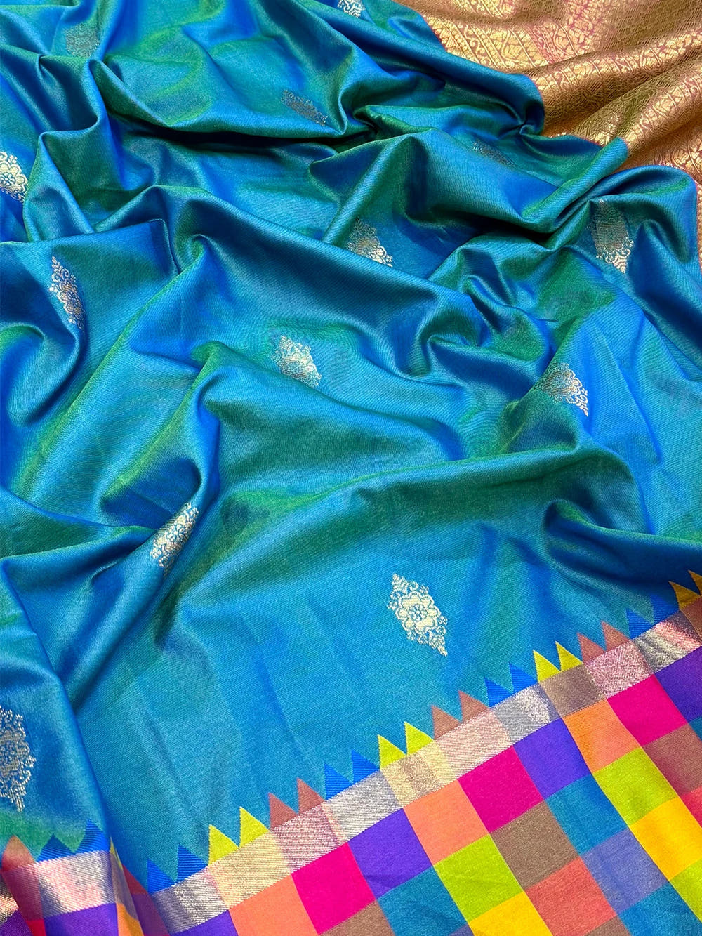 Designer Paalum Pazhamum Rich Pallu Silk Saree