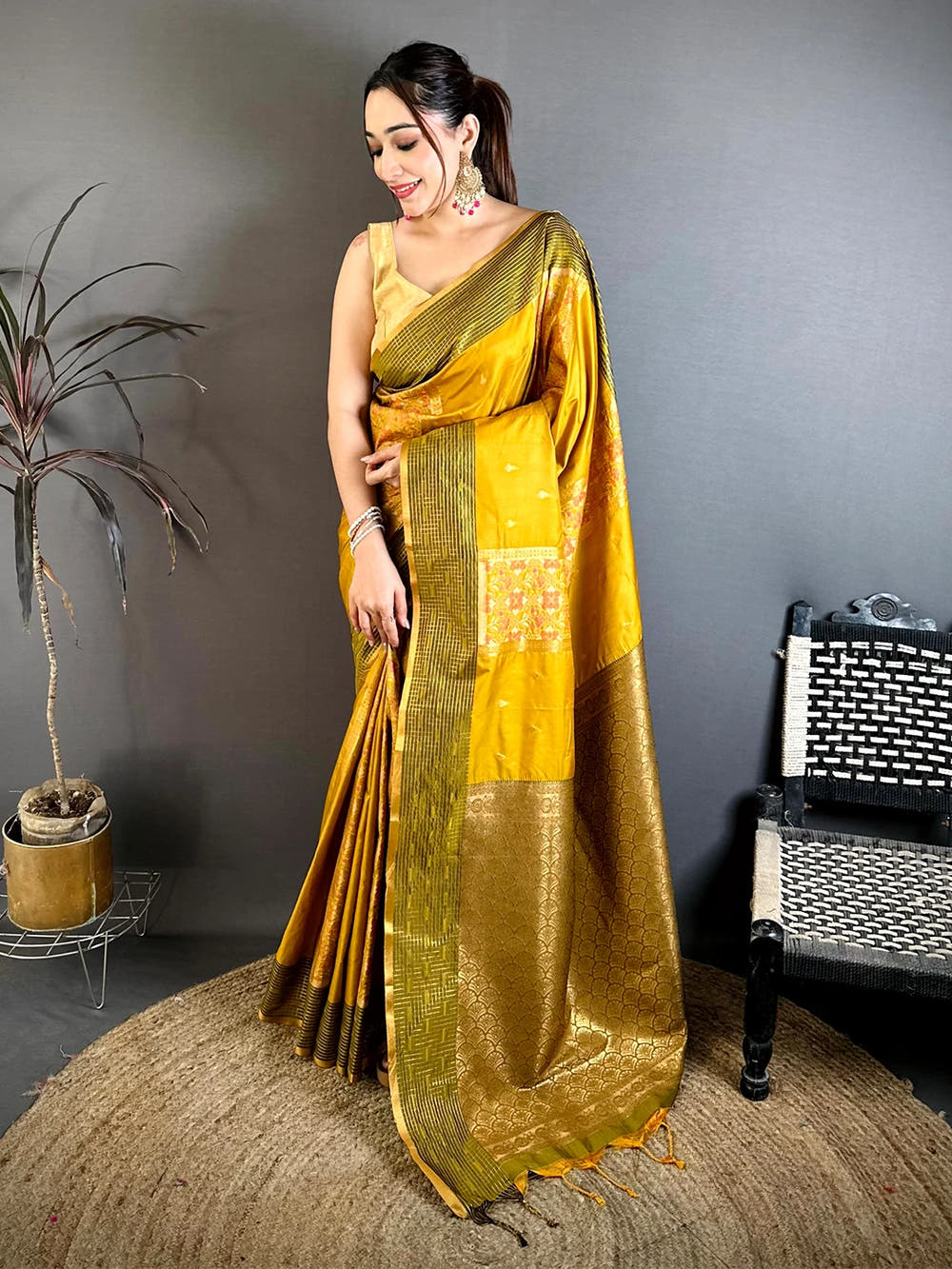 Radiance Soft Silk Ikkat Pochampally Saree