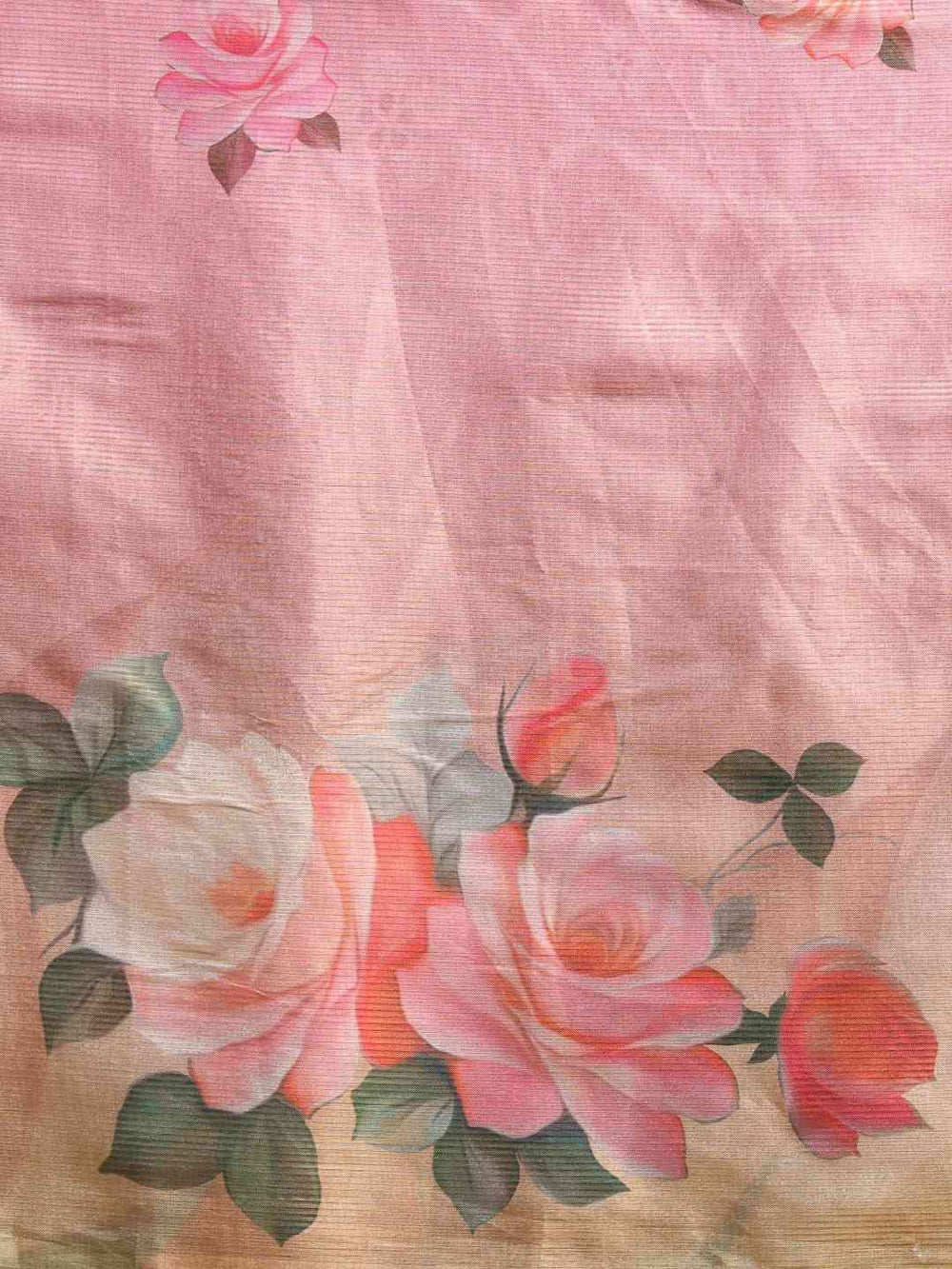 Stylish Muvel Colour Maheshwari Floral Printed Saree