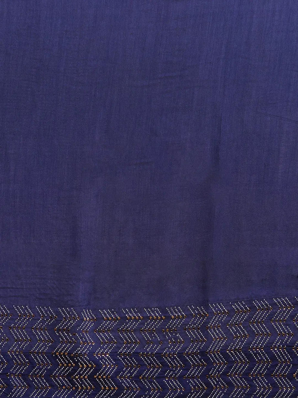Poly Silk Saree With Embellished Border And Stones Work