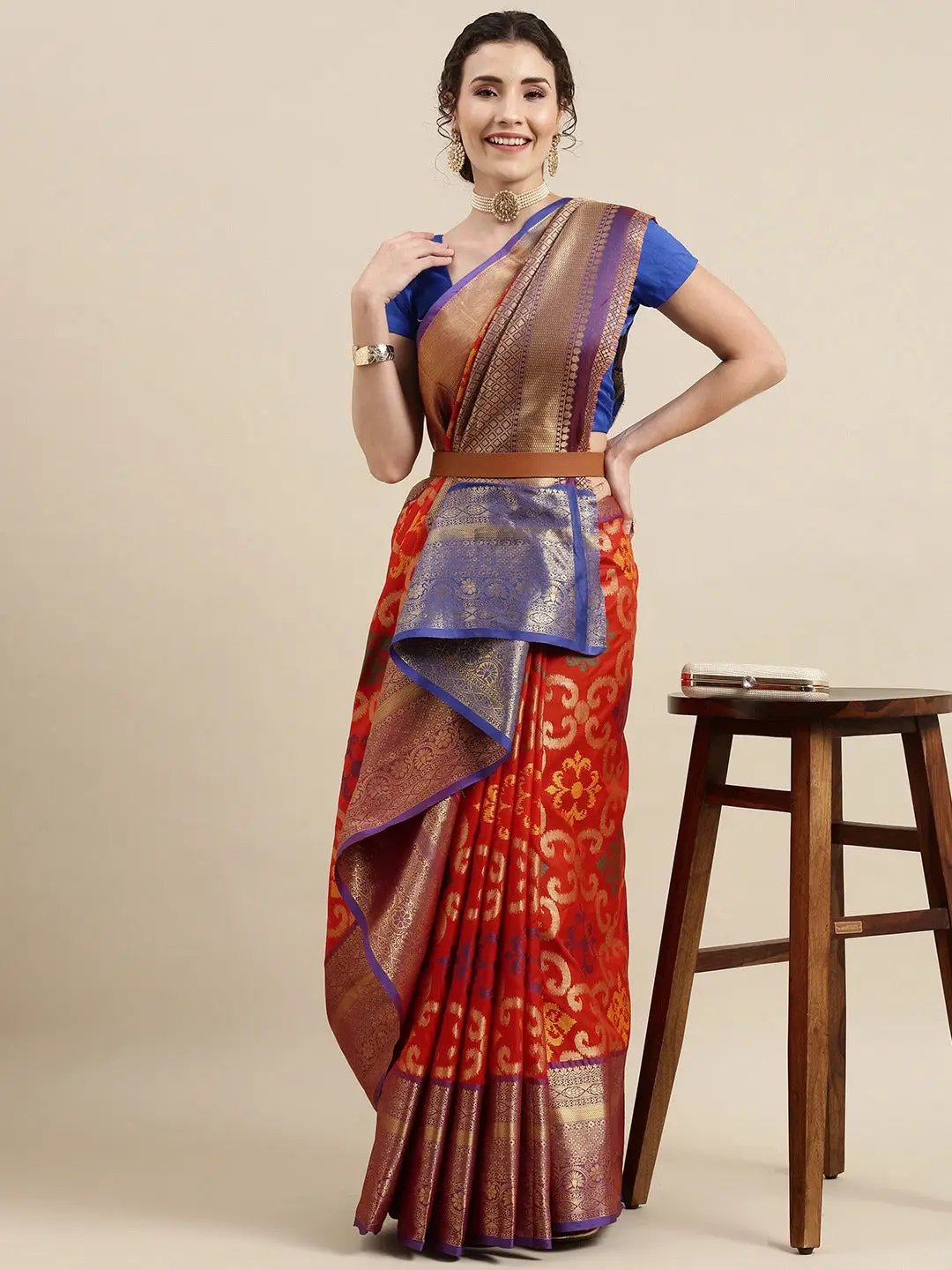  Dharmavaram Soft Silk Festive Wear Saree